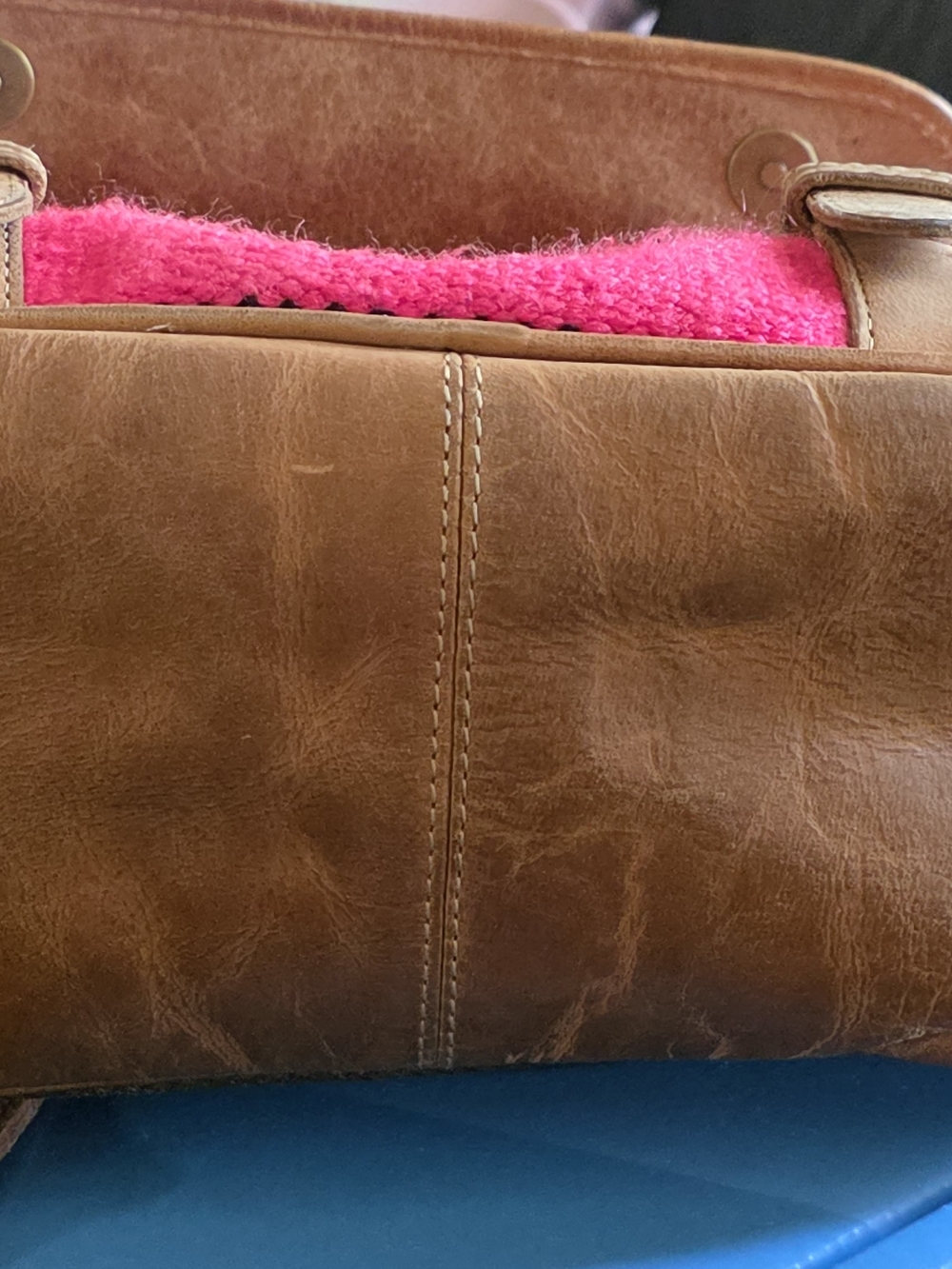 Myra Bag Pink Southwestern Patterned Leather-Trim Backpack - Picture 5 of 7